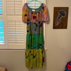 XS Anthropologie Maxi Colorful Dress | NWT